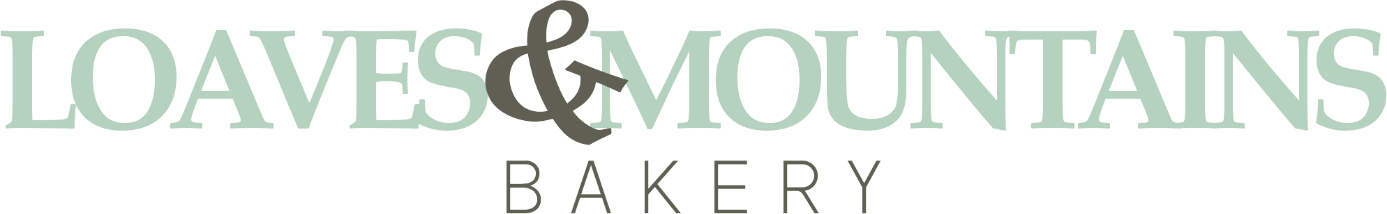 Loaves & Mountains Bakery Logo